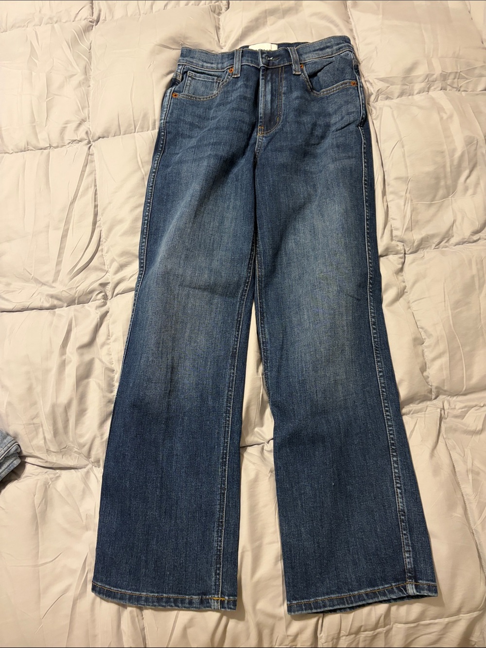 Women's Wide-Leg Denim Jeans in Medium Blue